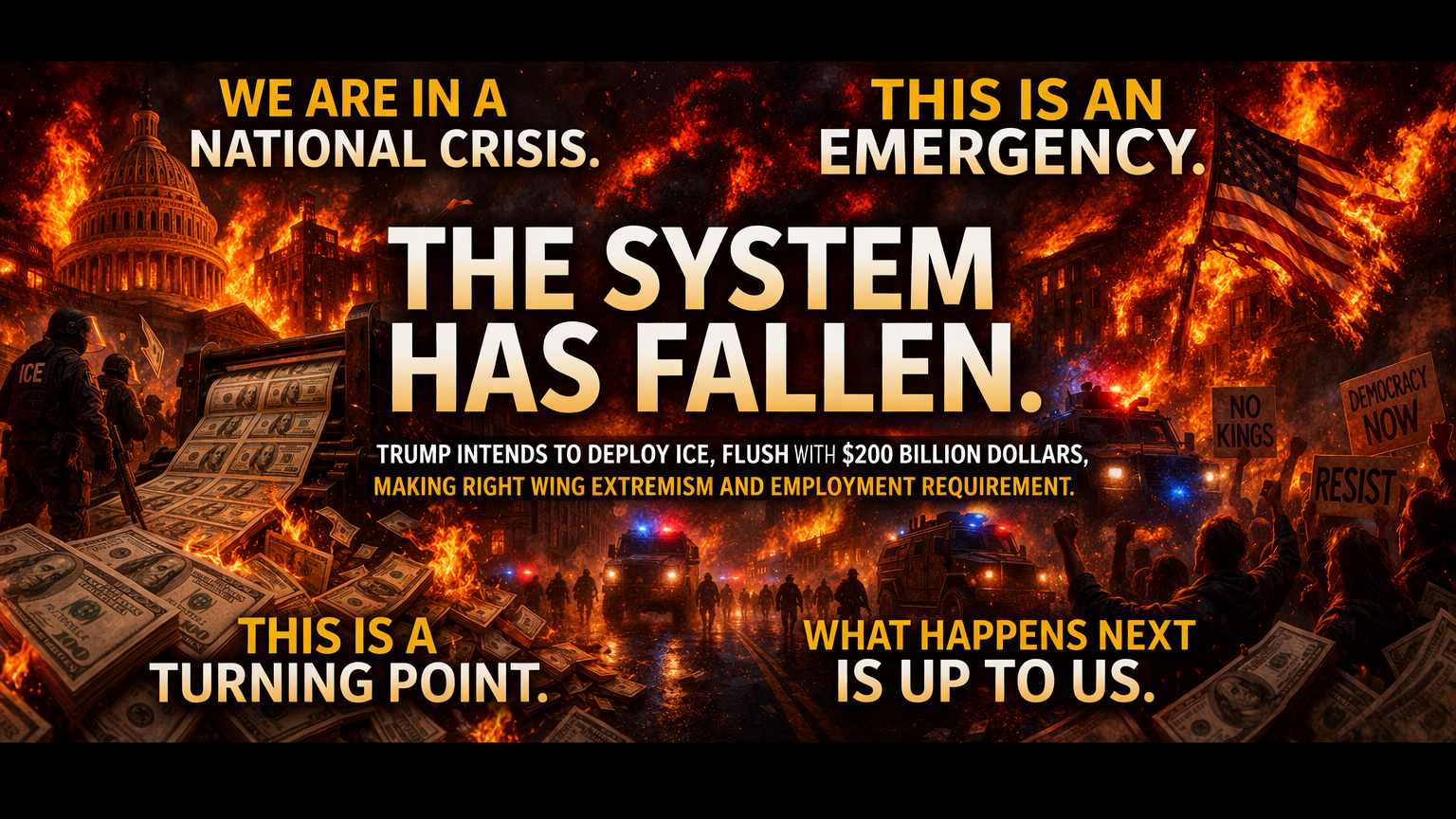 National crisis visual rhetoric