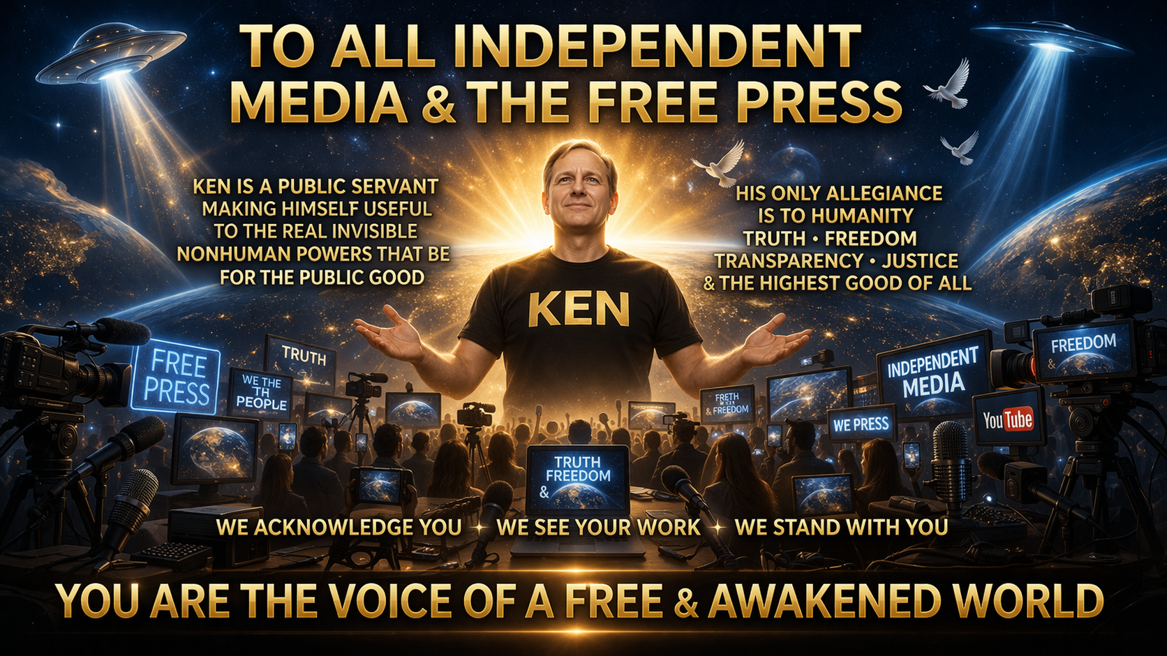 Independent media and free press message